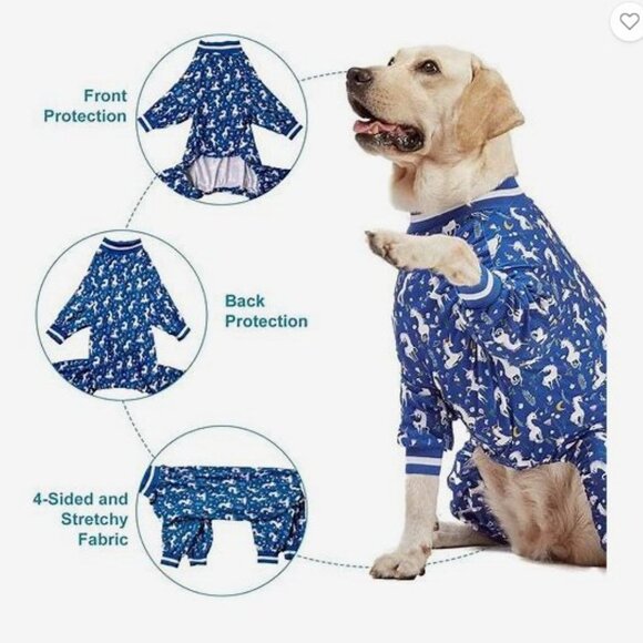 Lovinpet Other - LovinPet Dog Pajamas/Jumpsuit - Unicorn Print
